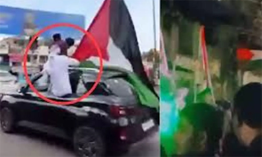 Main news Man Detained for Waving Palestinian Flag During Eid Milad Rally